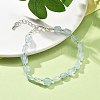 Natural Aquamarine Beads Bracelets for Women BJEW-H623-02S-09-2