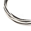 Waxed Polyester Multi-strand Bracelet BJEW-JB07892-01-4