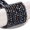 Baking Electroplate Glass Beads Strands DGLA-A039-J4mm-B20-1