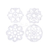 Custom Flower Shape Waterproof PVC Laser Adhesive Stickers DIY-WH0256-003-2