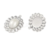 304 Stainless Steel Pendants STAS-Z070-02P-03-2