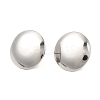 Non-Tarnish 304 Stainless Steel Flat Round Stud Earrings for Women EJEW-I281-06P-1