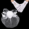 1 Pair Bowknot Pattern Gloves AJEW-GA0006-47B-1