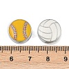 36Pcs 6 Styles Alloy Enamel Slide Charms FIND-SC0010-53-3