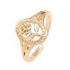 Brass Cuff Open Rings for Women CU-CBAA973-05G-2