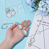 3Bags 3 Styles DIY Zinc Alloy Oval Pendant Decorations Making Kits AJEW-ME0001-30-3