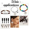 12Pcs 6 Styles 201 Stainless Steel Pendants STAS-AR0001-58-5