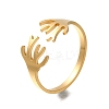 304 Stainless Steel Rings for Women RJEW-S241-02G-1