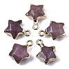 Natural Strawberry Quartz Pendants X-G-N326-36D-1