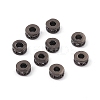 Brass Micro Pave Cubic Zirconia Beads ZIRC-F009-31B-3