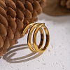 304 Stainless Steel Finger Rings for Women HF0933-2