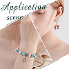 Alloy Enamel European Beads MPDL-PH0001-13-4