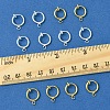 12Pcs 2 Colors Brass Clip-on Hoop Earring Findings KK-FS0001-48-5