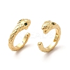 Rack Plating Brass Micro Pave Cubic Zirconia Cuff Earrings EJEW-P226-08G-1