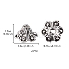 Alloy Bead Cap TIBE-YW0001-38AS-3