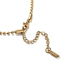 Ion Plating(IP) 304 Stainless Steel Ball Chain Necklace X-NJEW-D045-03G-3