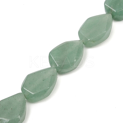 Natural Green Aventurine Beads Strands G-U018-K01-01-1