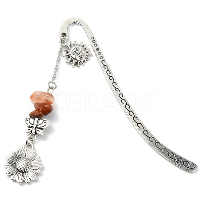 Alloy Hook Bookmarks AJEW-JK00351-1