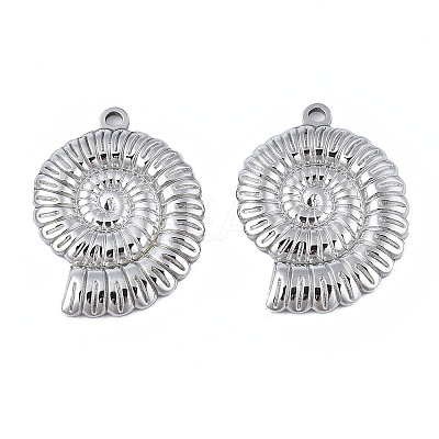 304 Stainless Steel Pendants STAS-N098-054P-01-1