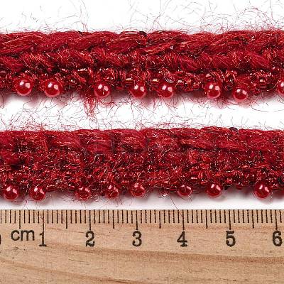 Polyester Crochet Lace Trim OCOR-Q058-25B-1