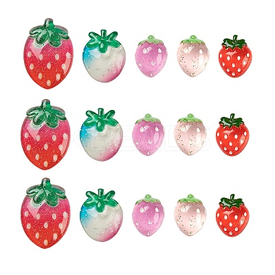 50Pcs Resin Cabochons CRES-LS0001-11-1