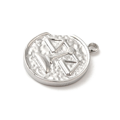 304 Stainless Steel Pendants STAS-B074-08P-09-1