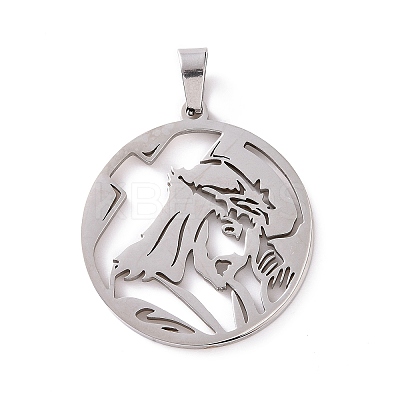 Non-Tarnish 201 Stainless Steel Pendants LS-STAS-G273-06P-1