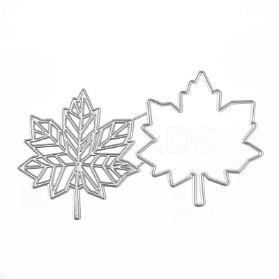 Autumn Theme Maple Leaf Carbon Steel Cutting Dies Stencils DIY-R079-014-1