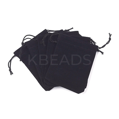Velvet Cloth Drawstring Bags X-TP-C001-70X90mm-4-1
