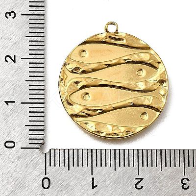 304 Stainless Steel Enamel Pendants STAS-Z163-21G-07-1