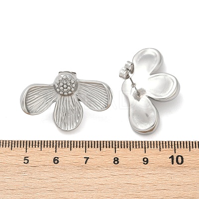 304 Stainless Steel Stud Earrings EJEW-S265-09P-1
