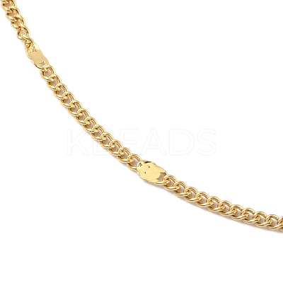 Ion Plating(IP) 304 Stainless Steel Link Chain Necklace for Men Women NJEW-M200-07G-1