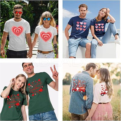 PET Heat Transfer Film Logo Stickers Set DIY-WH0230-065-1