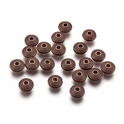 Tibetan Style Alloy Spacer Beads X-RLF0391Y-1