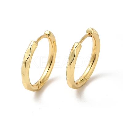Rack Plating Brass Hinged Hoop Earrings for Women EJEW-E270-28G-1