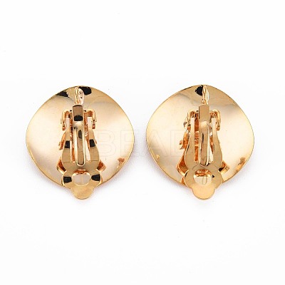 Brass Clip-on Earring Setting KK-S356-730-1