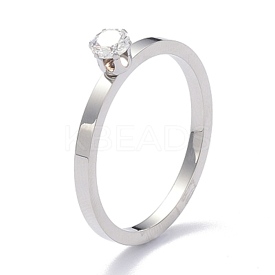 304 Stainless Steel Finger Rings RJEW-J071-13-P-1