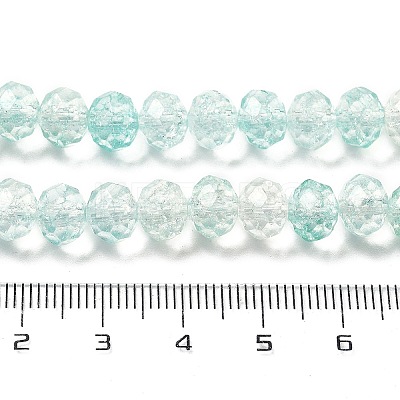 Transparent Crackle Glass Beads Strands LS-CCG-L050-01A-07-1
