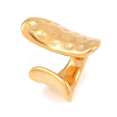 304 Stainless Steel Cuff Open Rings RJEW-D336-02G-1