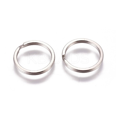 Tarnish Resistant 304 Stainless Steel Split Key Rings STAS-I107-24P-2x28-1