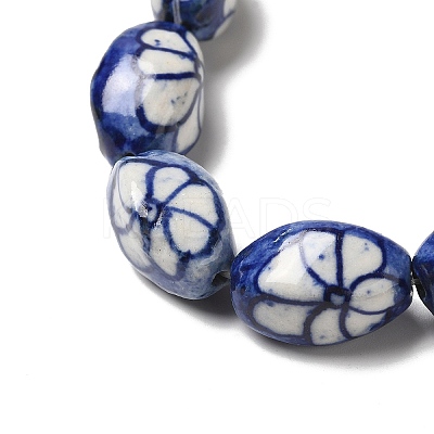 Blue and White Porcelain Beads PORC-C003-02-1