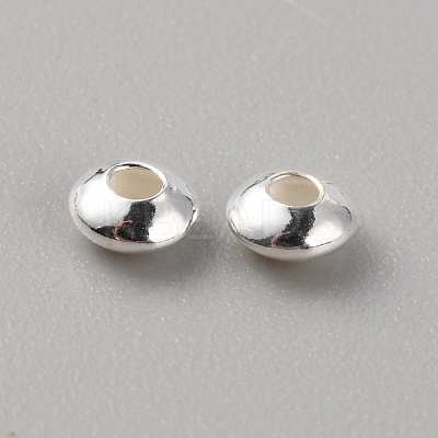 50Pcs 925 Sterling Silver Beads STER-WH0001-11S-1