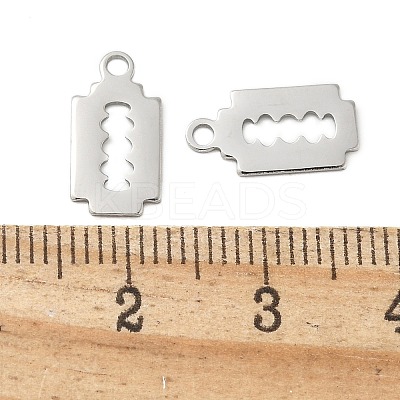304 Stainless Steel Charms STAS-L080-460P-1