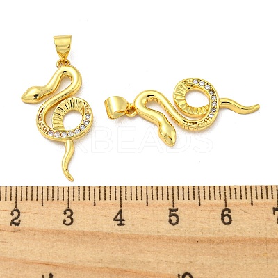 Real 18K Gold Plated Brass Pendants KK-L209-019G-1