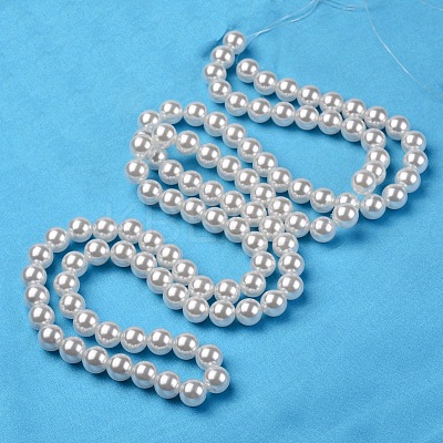 ABS Plastic Imitation Pearl Round Beads MACR-S789-14mm-01-1