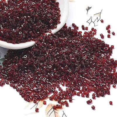 Transparent Colours Glass Seed Beads SEED-H003-01A-1