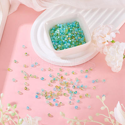 390Pcs 3 Colors Transparent Colours Glass Seed Beads GLAA-TA0003-76A-1