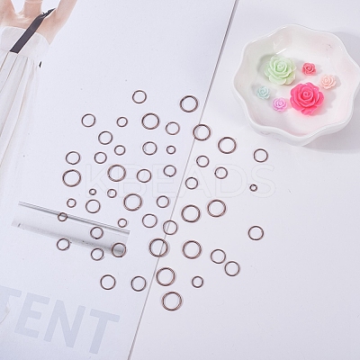 1 Box Iron Open Jump Rings IFIN-X0005-R-NF-B-1