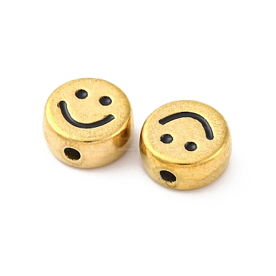 304 Stainless Steel Enamel Beads STAS-B085-08G-04-1