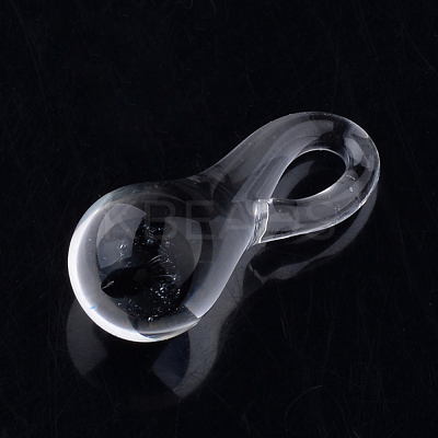 Handmade Lampwork Glass Pendants X-LAMP-Q028-12C-1